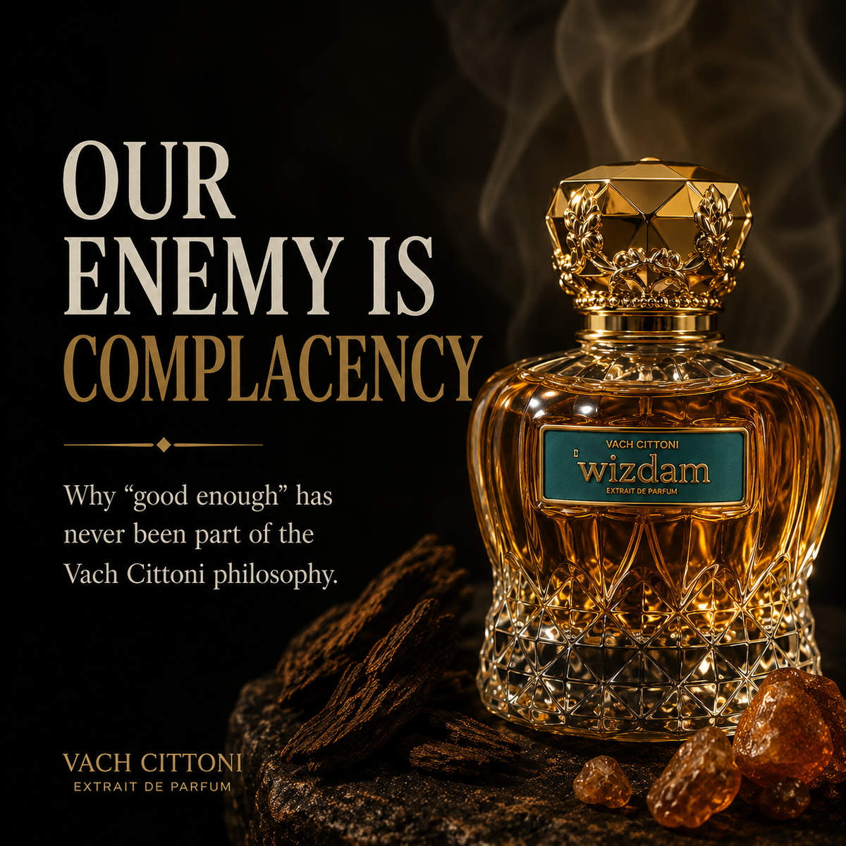 Vach Cittoni founder perspective on quality, reformulation and refusing complacency