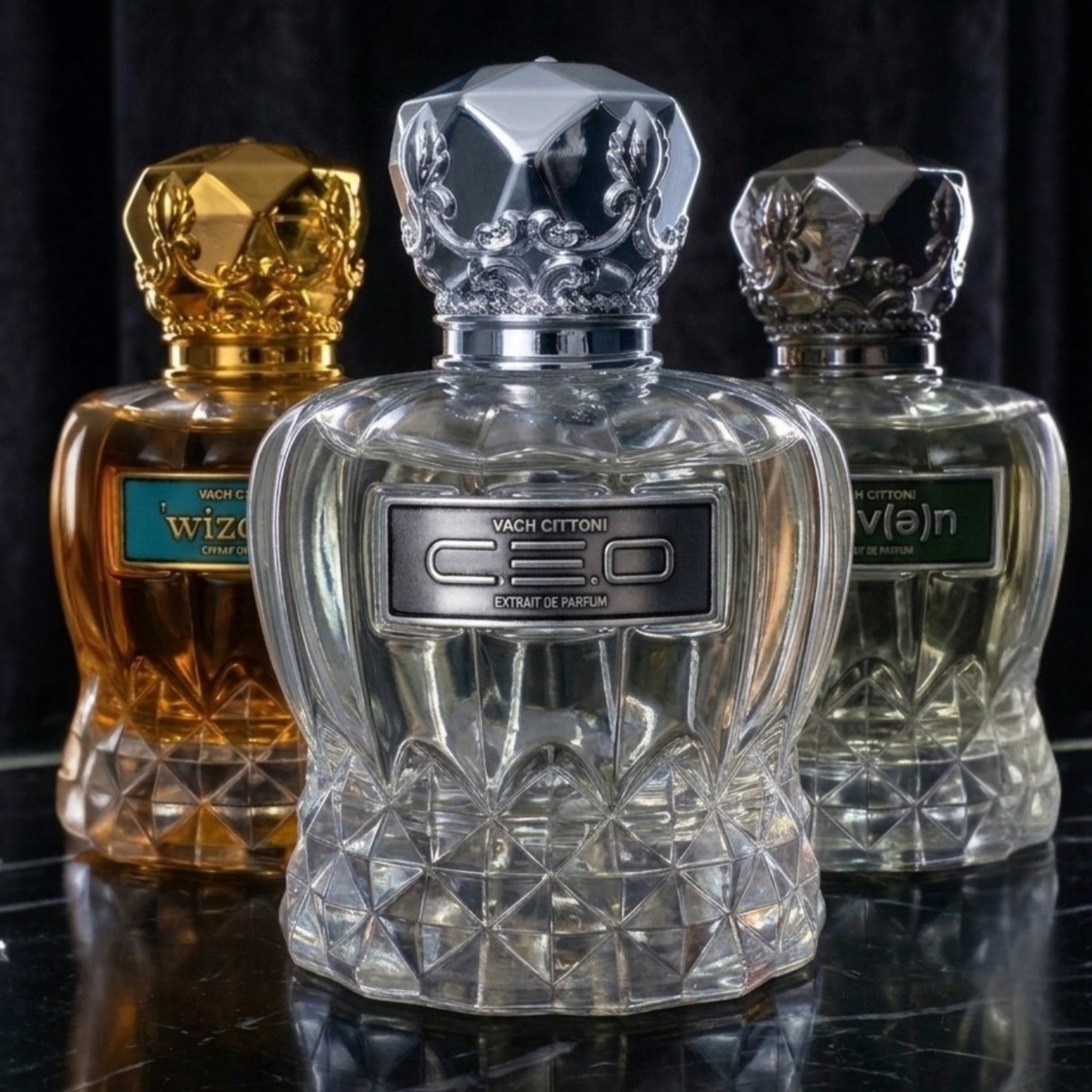 Extrait de Parfum Collection – CEO, Eleven, Wizdem 3×100ml