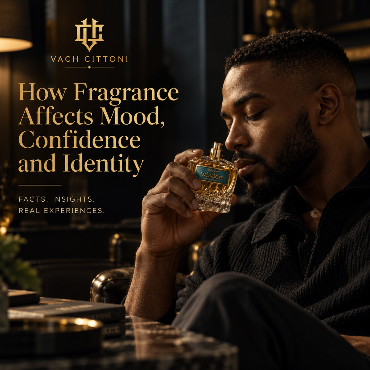 Vach Cittoni fragrance editorial exploring the connection between scent, mood, confidence and personal identity.