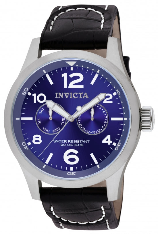 Invicta Men's 10490 I-Force Quartz Multifunction Blue Dial Watch - 48mm