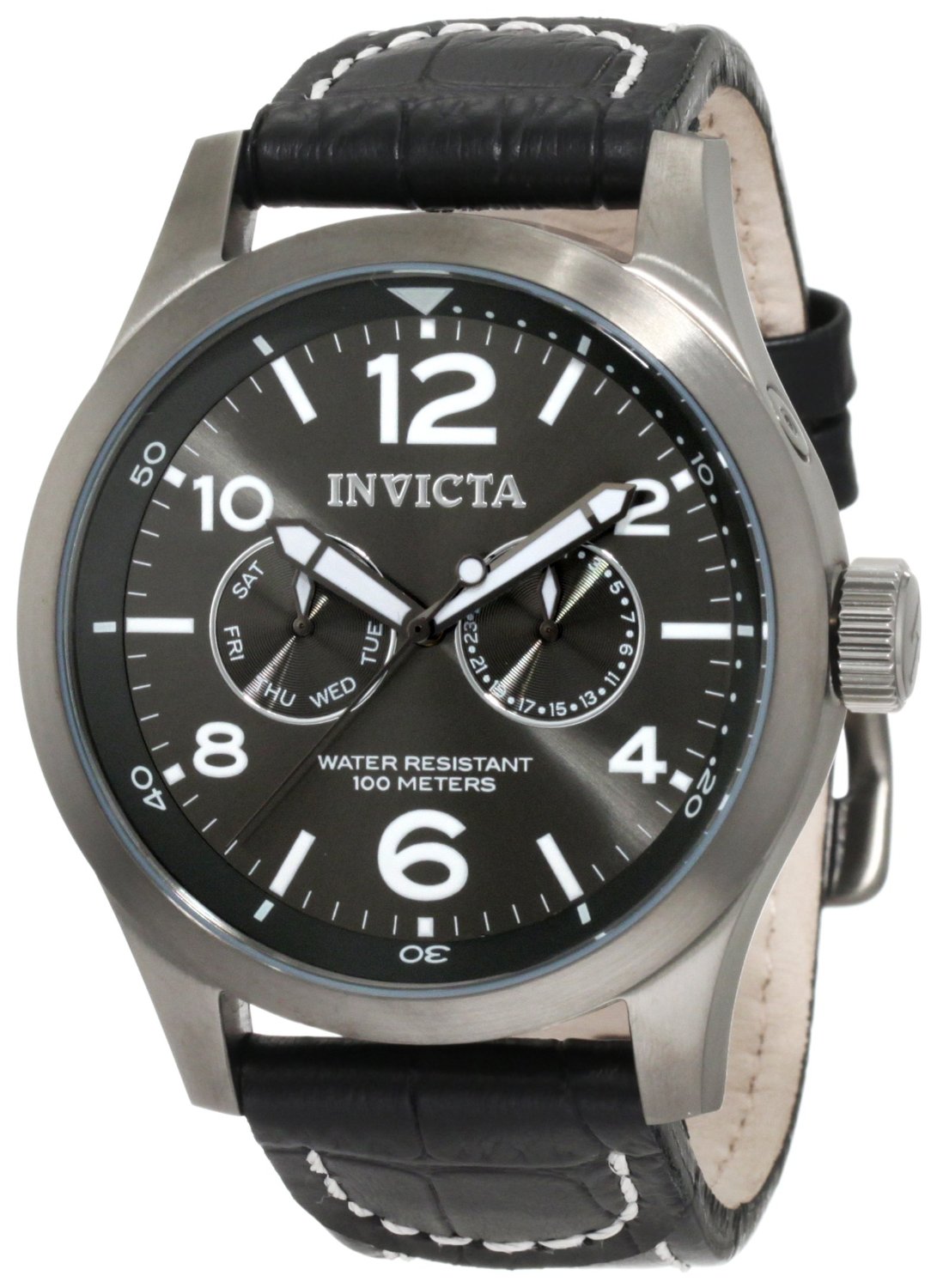 Invicta Men's 10492 I-Force Quartz Multifunction Charcoal Dial Watch - 48mm