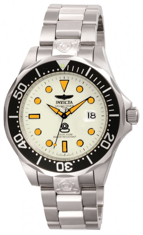 Invicta Men's 10640 Pro Diver  Automatic 3 Hand White Dial Watch - 47mm