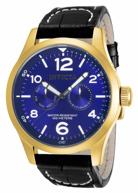 Invicta Men's 12173 Specialty Quartz 3 Hand Blue Dial Watch – Vach Cittoni men's fragrance, grooming, or leather accessory