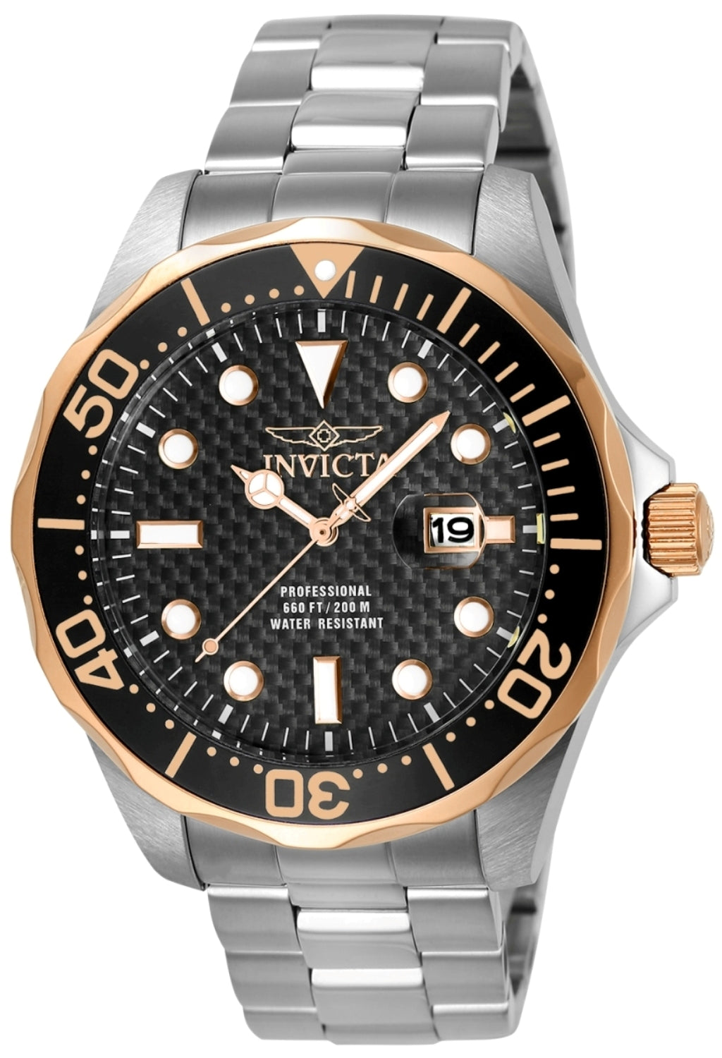 Invicta Men's 12567 Pro Diver Quartz 3 Hand Black Dial Watch – Vach Cittoni men's fragrance, grooming, or leather accessory