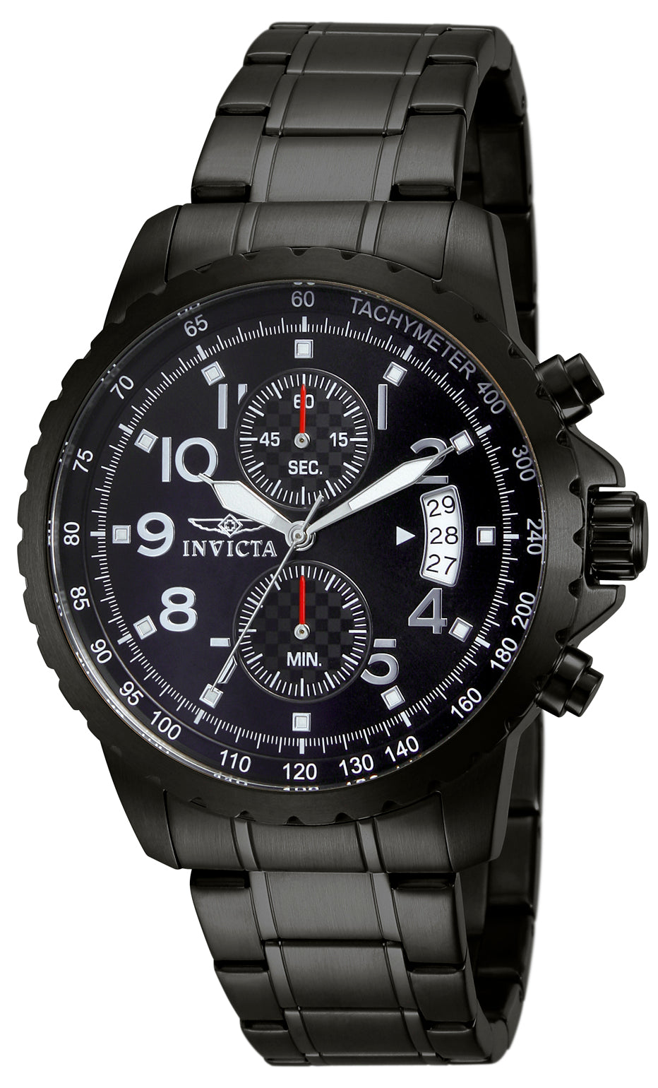Invicta Men's 13787 Specialty Quartz Multifunction Black Dial Watch – Vach Cittoni men's fragrance, grooming, or leather accessory