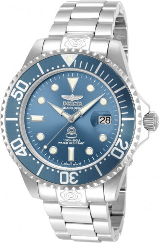 Invicta Men's 13859 Pro Diver Automatic 3 Hand Blue Dial Watch - 47mm