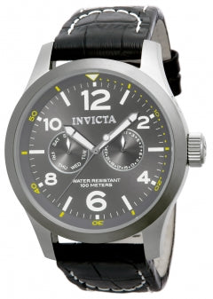 Invicta Men's 14142 I-Force  Quartz 3 Hand Charcoal Dial Watch - 48mm