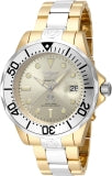 Invicta Men's 16038 Pro Diver  Automatic 3 Hand Gold Dial Watch - 47mm