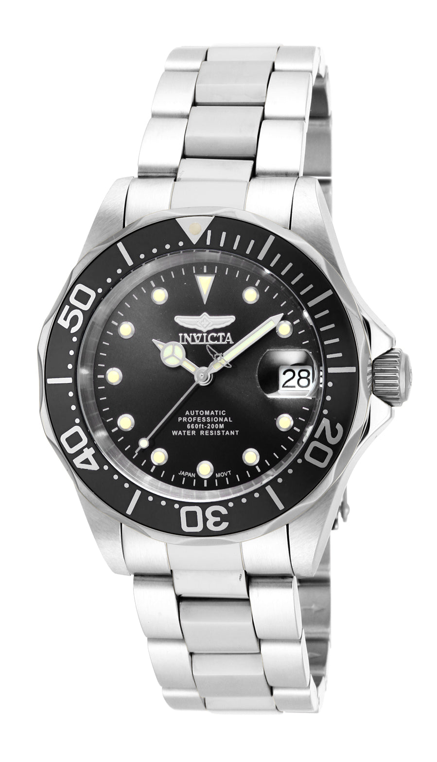 Invicta Men's 17039 Pro Diver Automatic 3 Hand Black Dial Watch – Vach Cittoni men's fragrance, grooming, or leather accessory