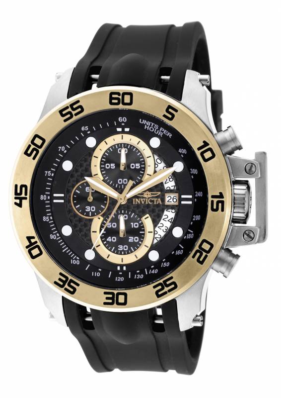 Invicta Men's 19253 I-Force  Quartz Multifunction Black Dial Watch - 51mm