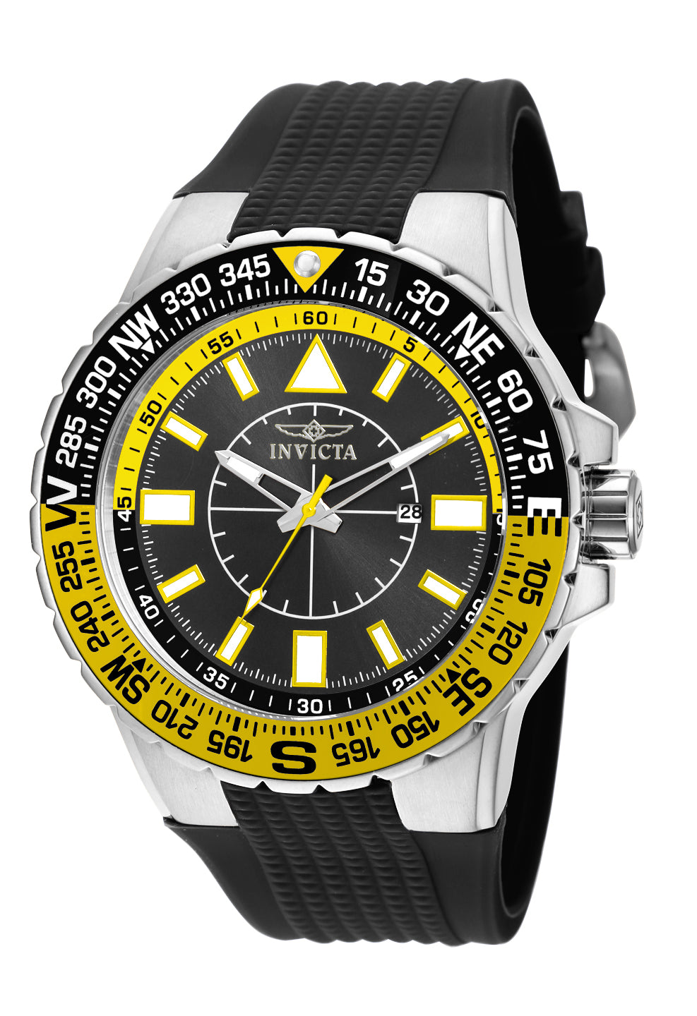 Invicta Men's 19267 Aviator Quartz 3 Hand Black Dial Watch – Vach Cittoni men's fragrance, grooming, or leather accessory