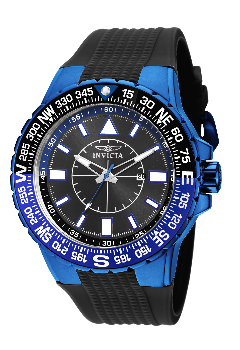Invicta Men's 19269 Aviator Quartz 3 Hand Black Dial Watch – Vach Cittoni men's fragrance, grooming, or leather accessory