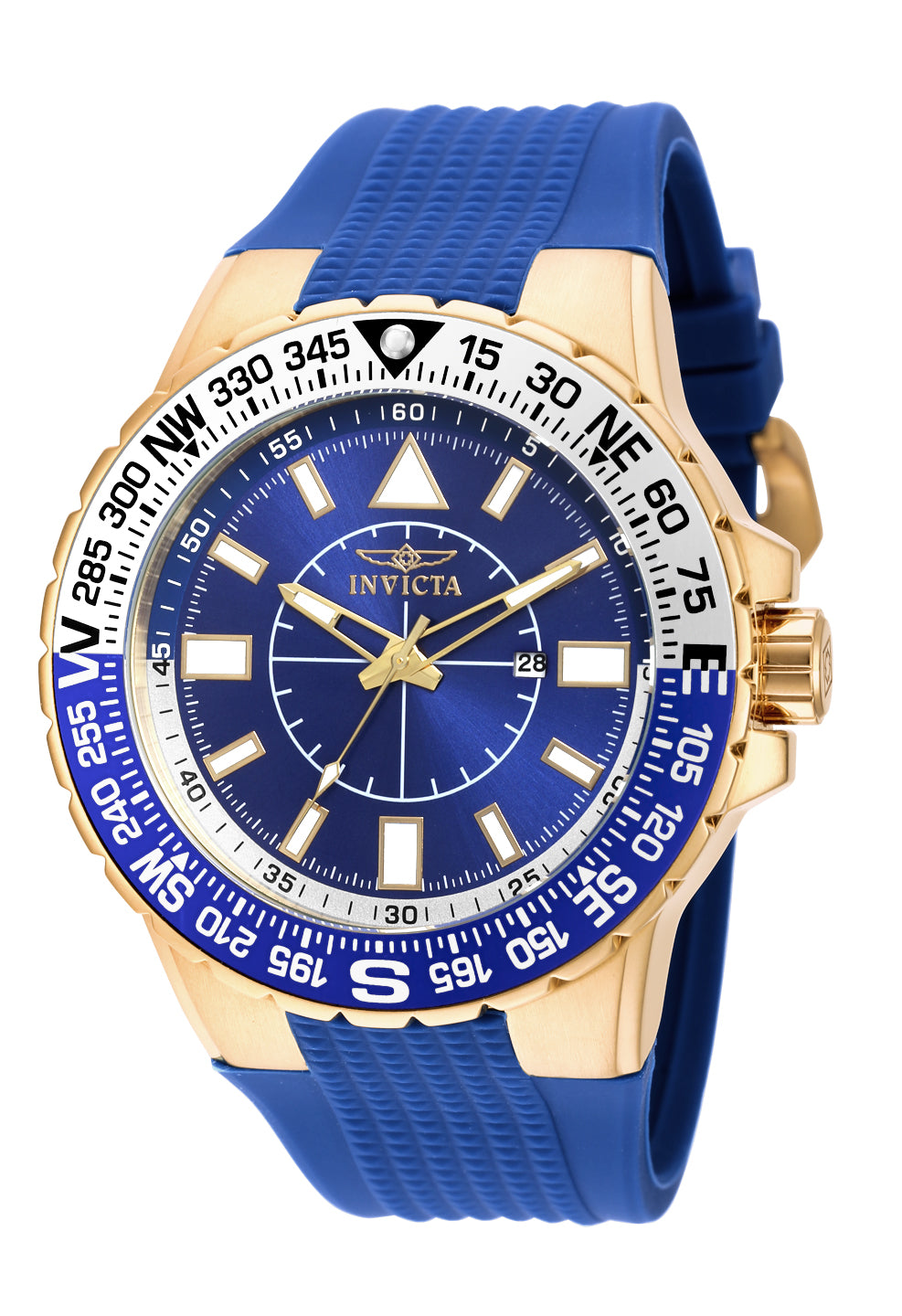 Invicta Men's 19270 Aviator Quartz Chronograph Blue Dial Watch – Vach Cittoni men's fragrance, grooming, or leather accessory