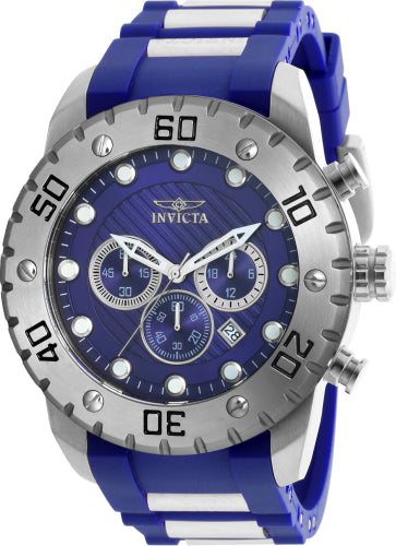 Invicta Men's 20277 Pro Diver Scuba Quartz Chronograph Blue Dial Watch – Vach Cittoni men's fragrance, grooming, or leather accessory