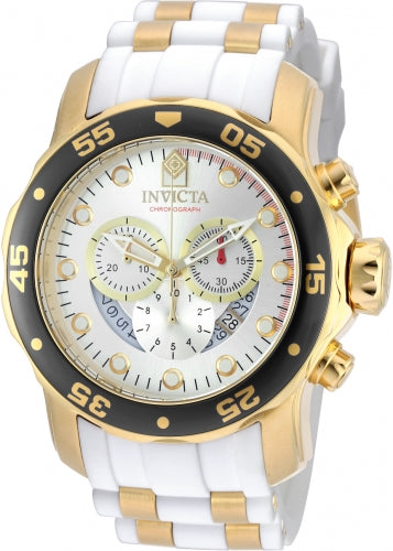 Invicta Men's 20292 Pro Diver Quartz Chronograph Silver Dial Watch - 48mm