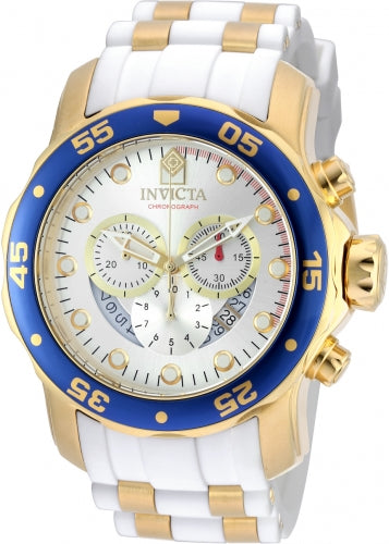 Invicta Men's 20293 Pro Diver Quartz Chronograph Silver Dial Watch - 48mm