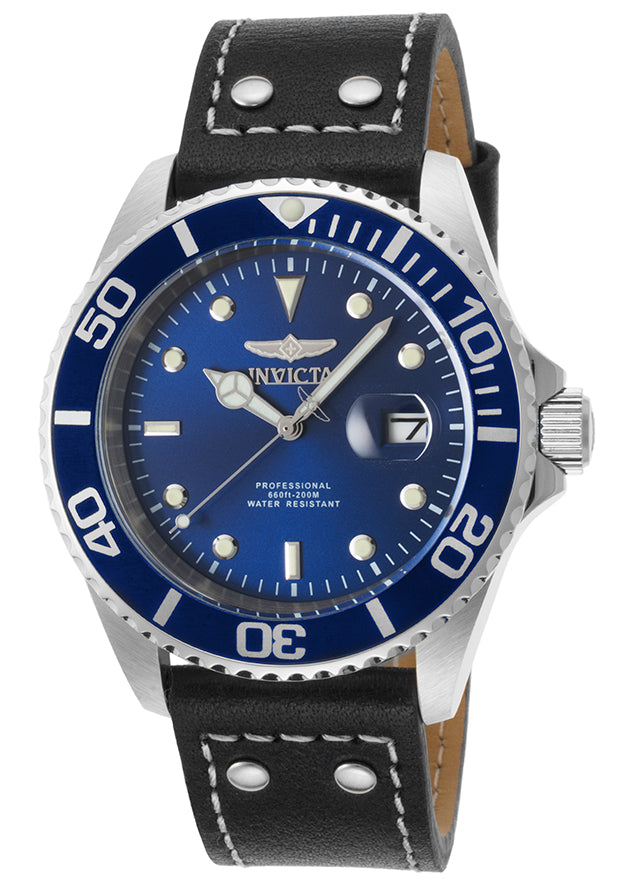 Invicta Men's 22068 Pro Diver  Quartz 3 Hand Blue Dial Watch – Vach Cittoni men's fragrance, grooming, or leather accessory