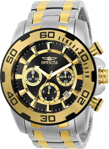 Invicta Men's 22322 Pro Diver Quartz Chronograph Black Dial Watch – Vach Cittoni men's fragrance, grooming, or leather accessory