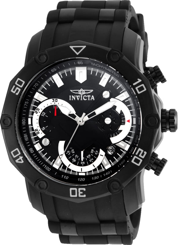 Invicta Men's 22799 Pro Diver Quartz Multifunction Black Dial Watch - 50mm