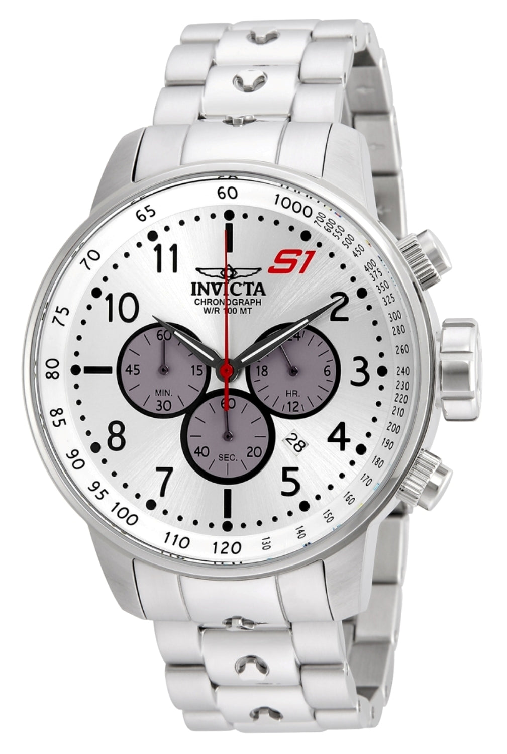 Invicta Men's 23083 S1 Rally  Quartz Chronograph Silver, Grey Dial Watch – Vach Cittoni men's fragrance, grooming, or leather accessory