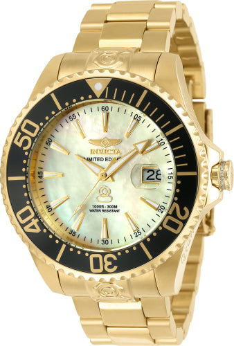 Invicta Men's 23304 Pro Diver Automatic 3 Hand Champagne Dial Watch - 47mm