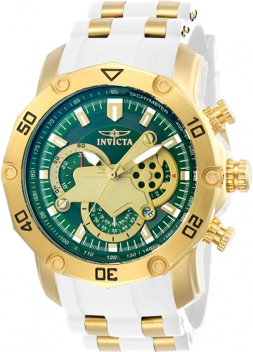 Invicta Men's 23422 Pro Diver Quartz Multifunction Green Dial Watch - 50mm