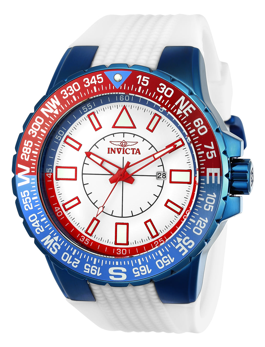 Invicta Men's 23997 Aviator Quartz 3 Hand White Dial Watch – Vach Cittoni men's fragrance, grooming, or leather accessory