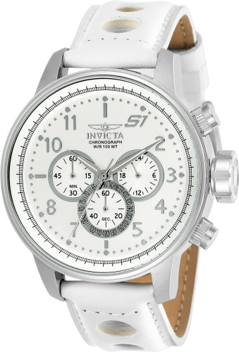 Invicta Men's 24083 S1 Rally Quartz Chronograph White Dial Watch - 48mm