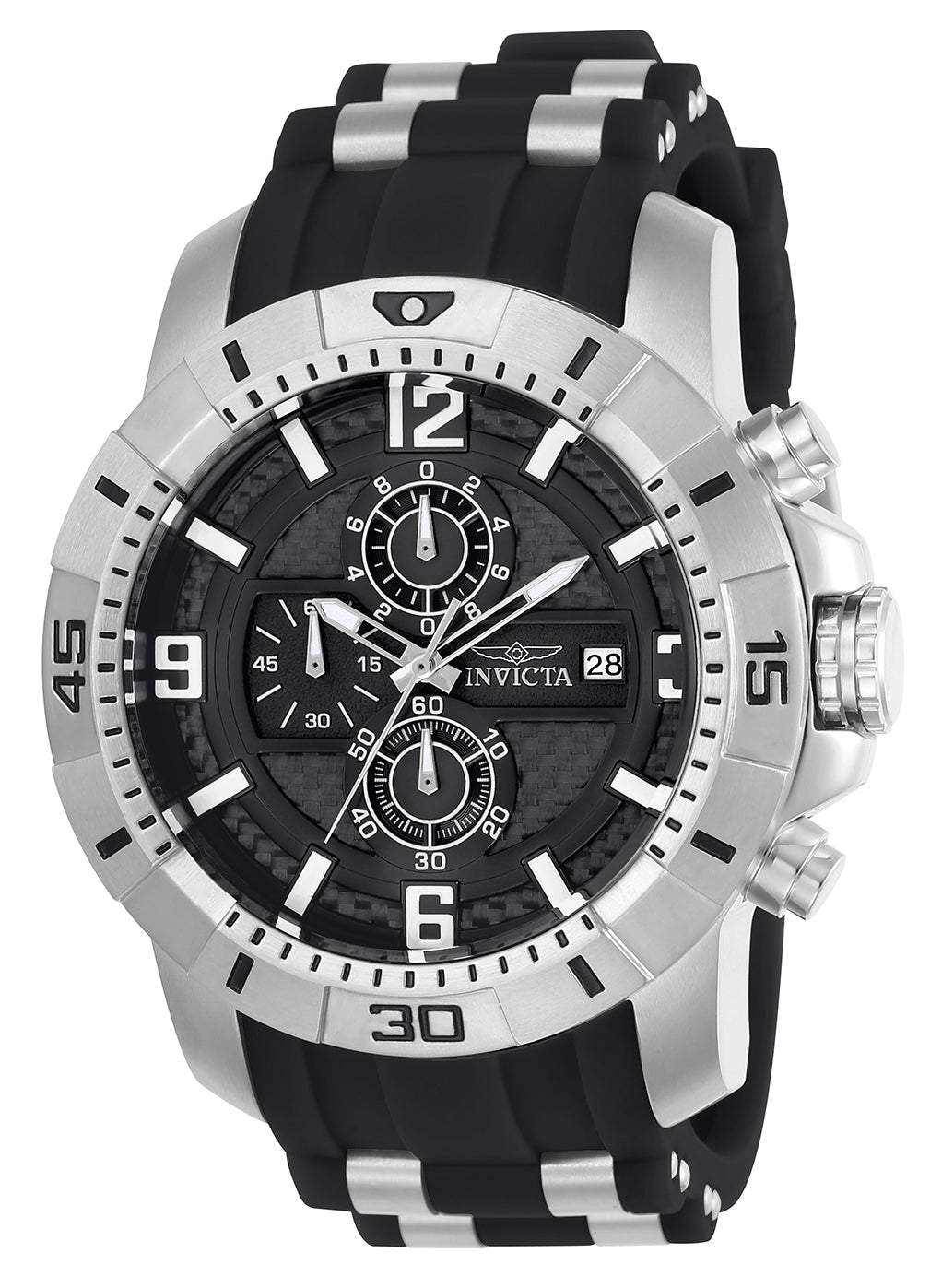 Invicta Men's 24962 Pro Diver Quartz Multifunction Black Dial Watch - 50mm