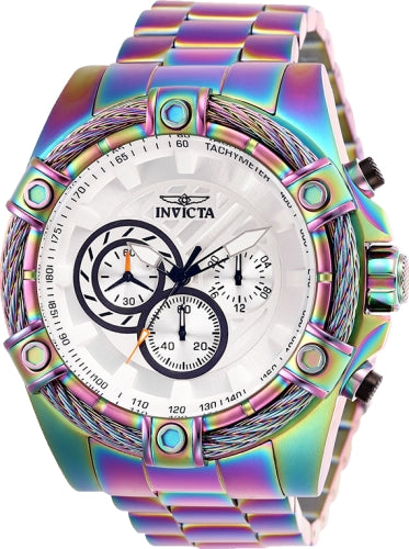 Invicta Men's 25520 Bolt Quartz Chronograph White Dial Watch - 52mm