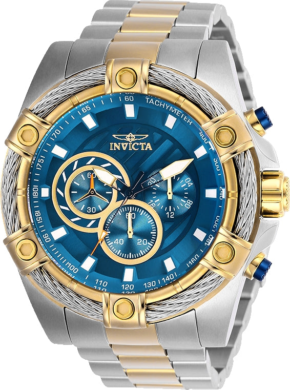 Invicta Men's 25522 Bolt Quartz Chronograph Blue Dial Watch - 52mm