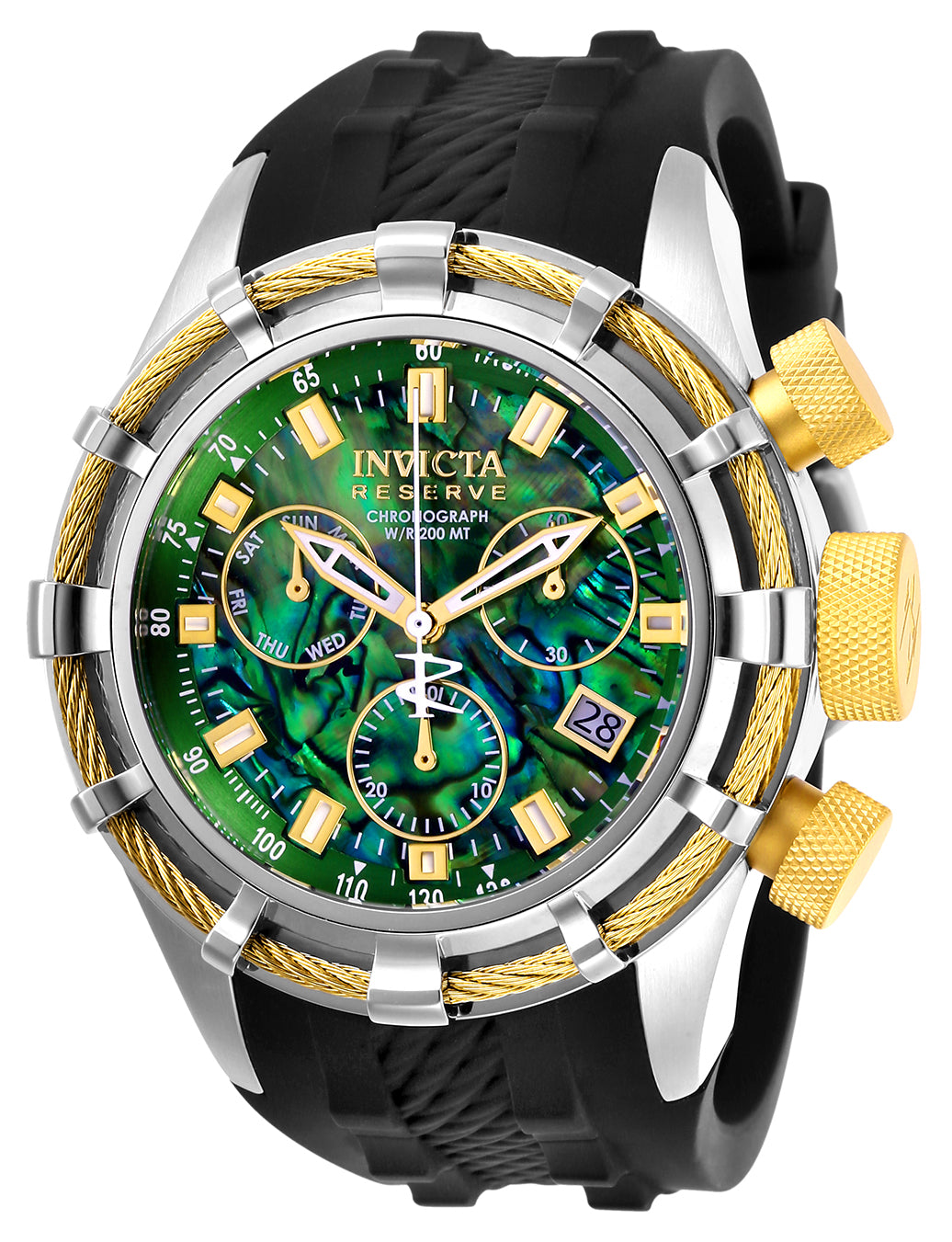 Invicta Men's 26193 Reserve Automatic Chronograph Green Dial Watch - 50mm