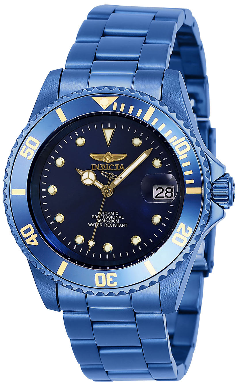 Invicta Men's 27750 Pro Diver Automatic 3 Hand Blue Dial Watch – Vach Cittoni men's fragrance, grooming, or leather accessory