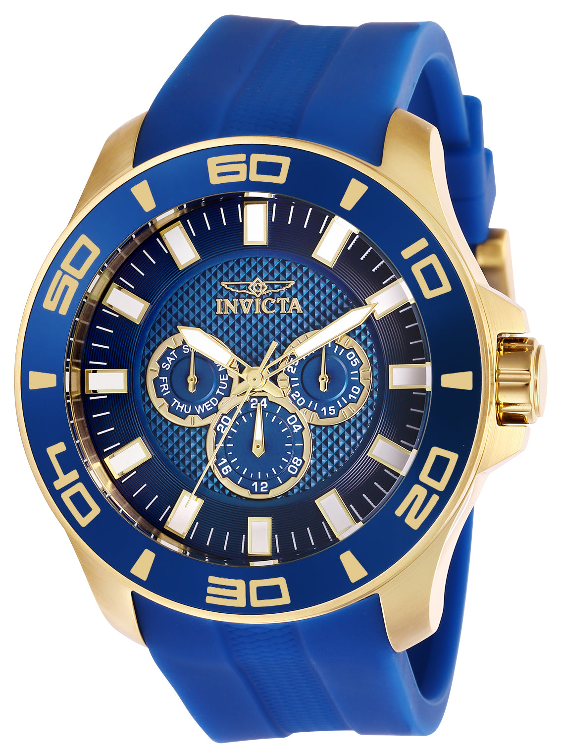 Invicta Men's 28002 Pro Diver Quartz Chronograph Blue Dial Watch - 50mm