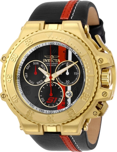 Invicta Men's 28399 S1 Rally Quartz Chronograph Black, White, Red Dial Watch - 59mm