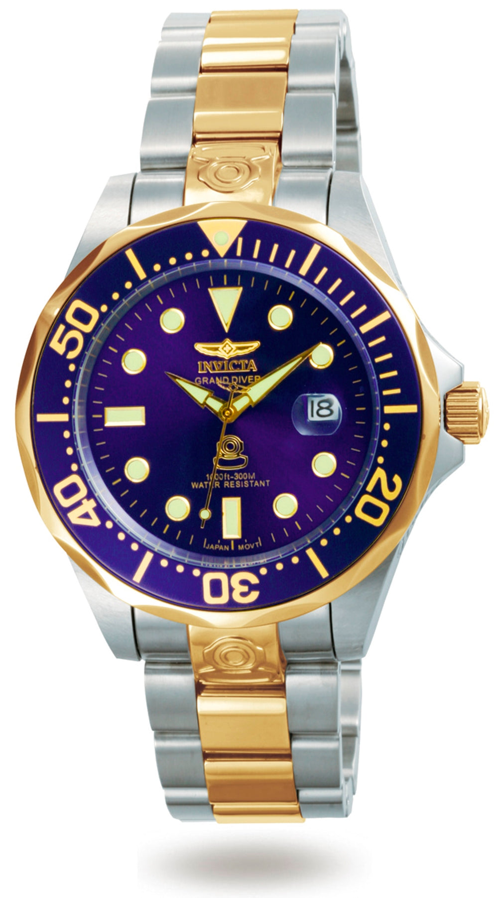 Invicta Men's 3049 Pro Diver Automatic 3 Hand Blue Dial Watch - 47mm