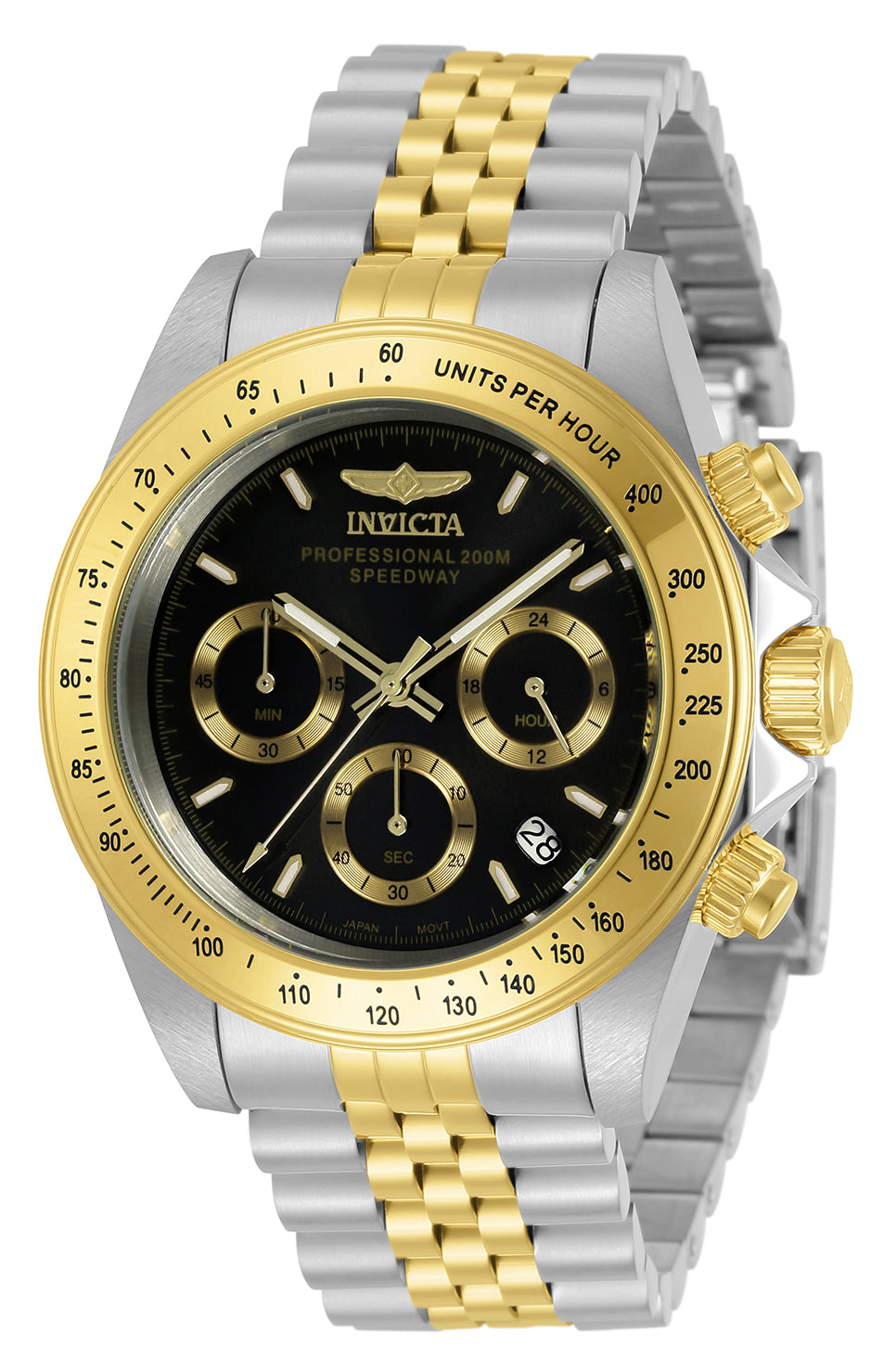 Invicta Men's 30992 Speedway Quartz Chronograph Black Dial Watch - 40mm