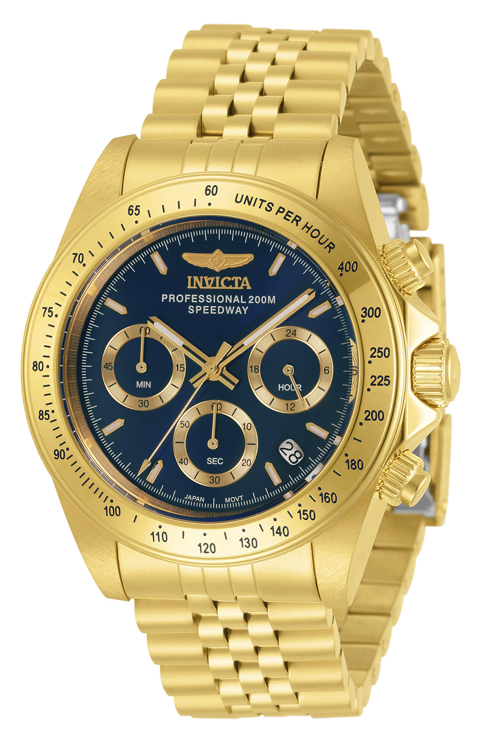 Invicta Men's 30999 Speedway Quartz Chronograph Blue Dial Watch - 40mm