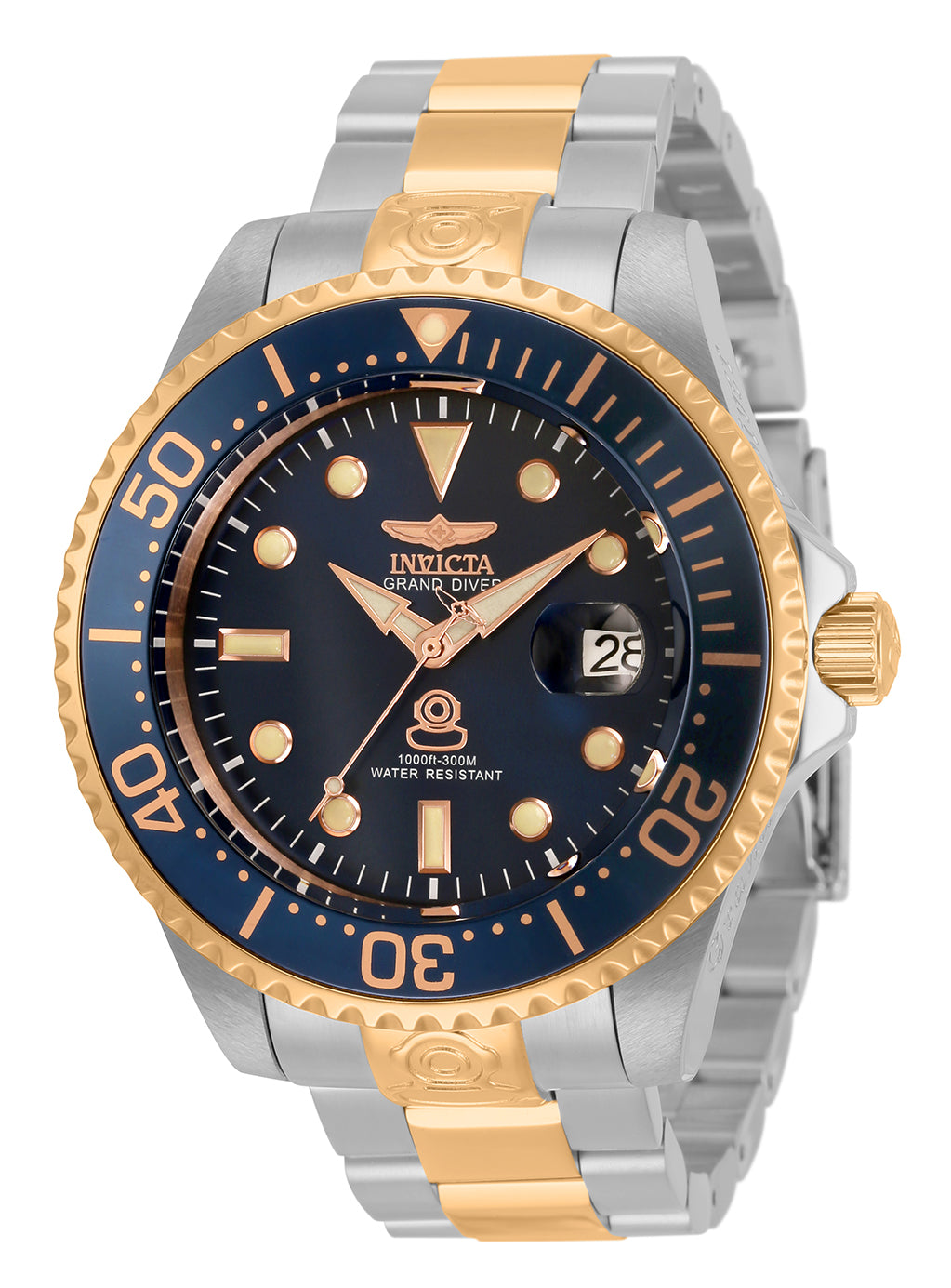 Invicta Men's 33315 Pro Diver Automatic 3 Hand Blue Dial Watch - 47mm