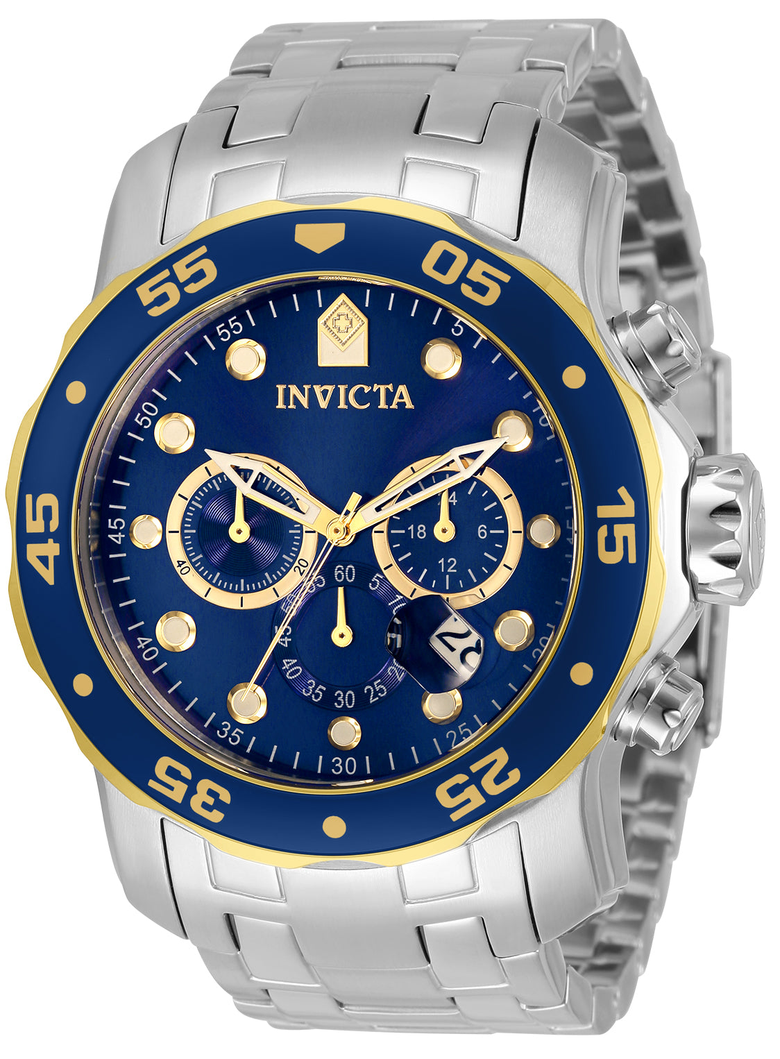 Invicta Men's 33996 Pro Diver Quartz Chronograph Navy Blue Dial Watch - 48mm