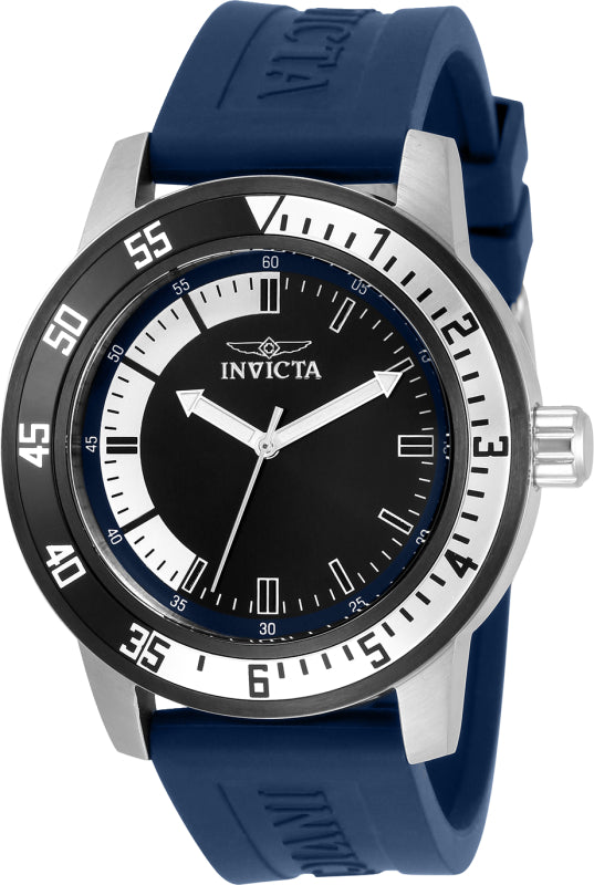 Invicta Men's 34013 Specialty Quartz Multifunction Black, Blue, White Dial Watch - 45mm