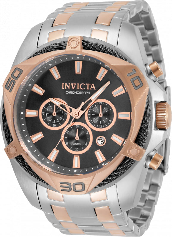 Invicta Men's 34135 Bolt Quartz Chronograph Grey Dial Watch - 50mm