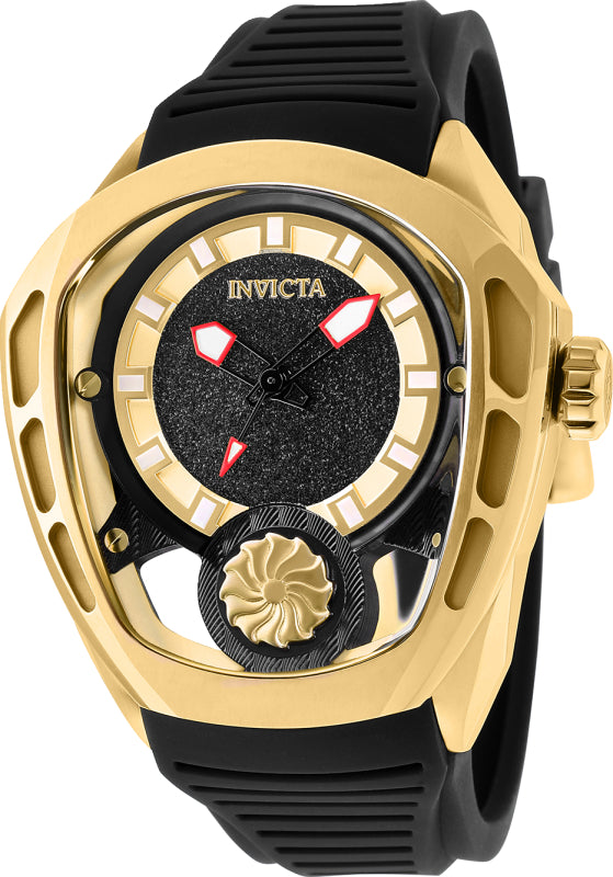 Invicta Men's 35443 Akula Automatic 3 Hand Black, Gold Dial Watch - 49mm