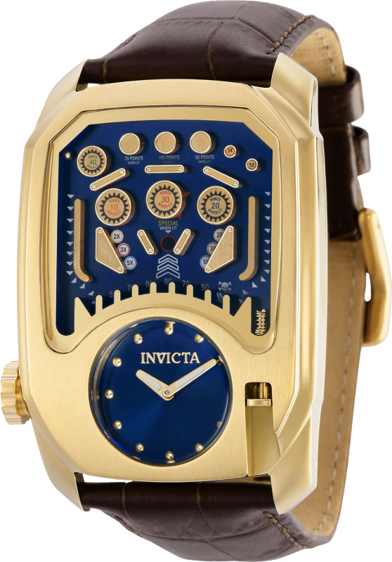 Invicta Men's 35451 Cuadro Quartz 3 Hand Blue Dial Watch – Vach Cittoni men's fragrance, grooming, or leather accessory
