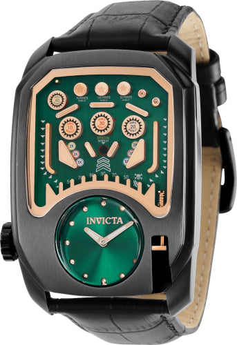 Invicta Men's 35452 Cuadro Quartz 3 Hand Green Dial Watch – Vach Cittoni men's fragrance, grooming, or leather accessory