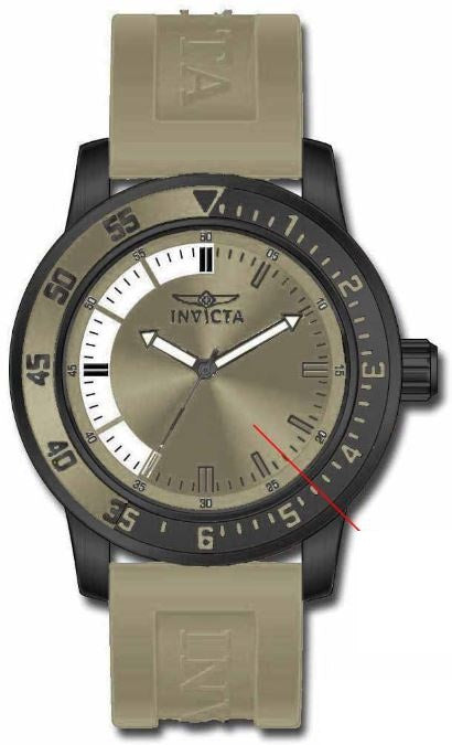 Invicta Men's 35684 Specialty Quartz Multifunction White, Light Brown Dial Watch - 45mm