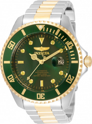 Invicta Men's 35727 Pro Diver  Automatic 3 Hand Green Dial Watch – Vach Cittoni men's fragrance, grooming, or leather accessory