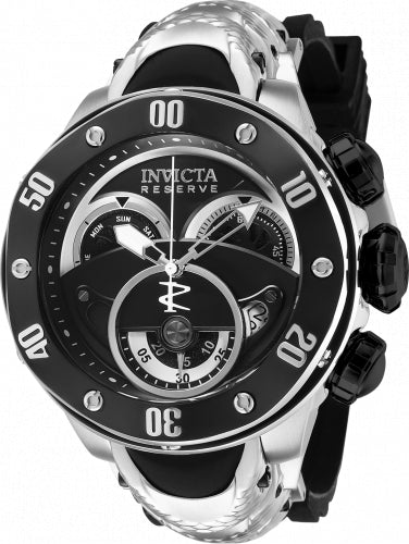 Invicta Men's 36328 Kraken Quartz Multifunction Black, Silver Dial Watch - 54mm