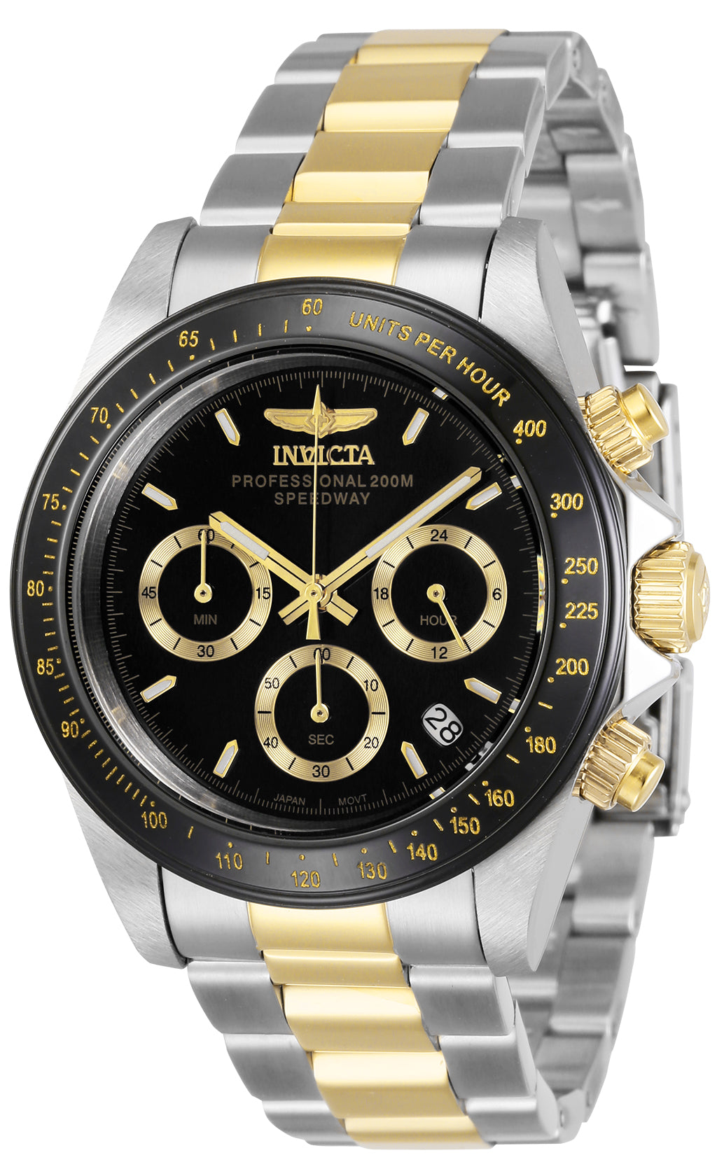 Invicta Men's 36743 Speedway  Quartz Chronograph Black Dial Watch – Vach Cittoni men's fragrance, grooming, or leather accessory