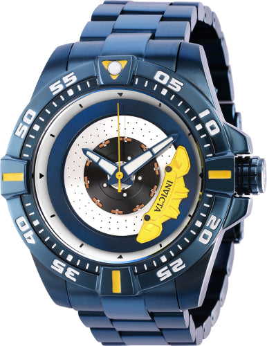 Invicta Men's 37051 S1 Rally Automatic Multifunction Blue, Silver Dial Watch - 51mm